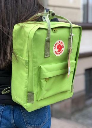 Рюкзак fjallraven kanken classic 16 l birch green    / наложка bs5 фото