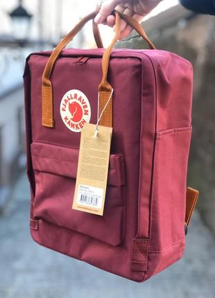 Рюкзак fjallraven kanken classic 16 l ox red-orange   / наложка bs5 фото