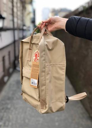 Рюкзак fjallraven kanken classic 16 l cream   / наложка bs2 фото