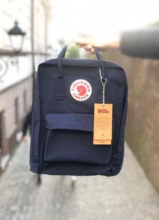 Рюкзак fjallraven kanken classic 16 l royal blue / наложка bs