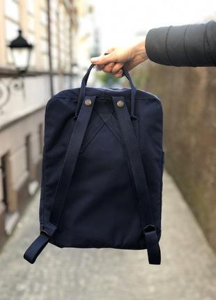 Рюкзак fjallraven kanken classic 16 l  royal blue  / наложка bs4 фото