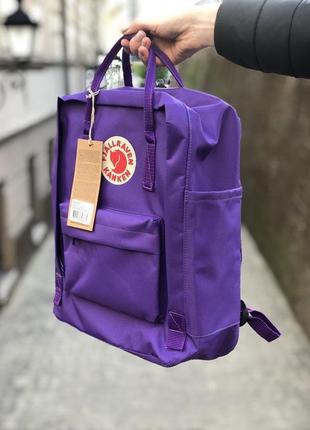 Рюкзак fjallraven kanken classic 16 l  purple / наложка bs3 фото