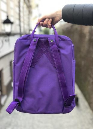 Рюкзак fjallraven kanken classic 16 l  purple / наложка bs4 фото