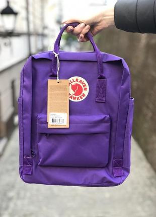 Рюкзак fjallraven kanken classic 16 l  purple / наложка bs