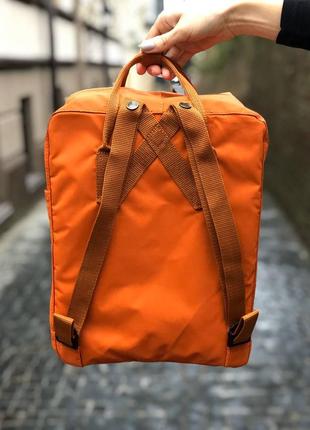 Рюкзак fjallraven kanken classic 16 l  burnt orange / наложка bs5 фото