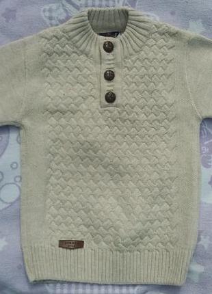 Теплий нарядний светр 2