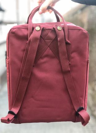 Рюкзак fjallraven kanken classic 16 l  ox  red/ red    / наложка bs4 фото