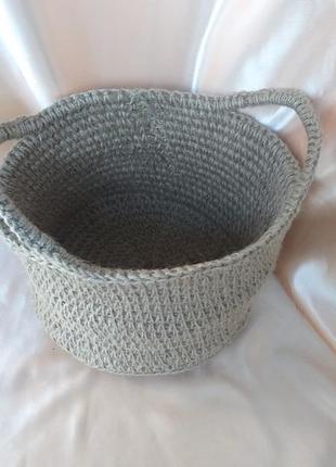 Органайзер корзина из джута кошик екокошик джут