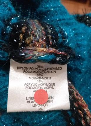 Jaeger яскравий смугастий мохеровий джемпер 5