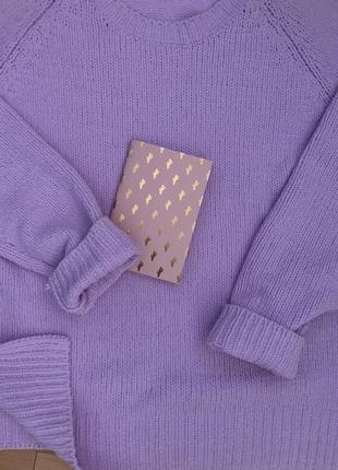 Красивий блакитний светр трендовий бузковий asos