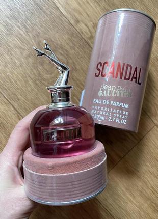 80ml женские духи стойкие розові тубус jean paul gaultier scandal