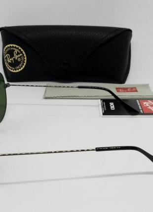 Ray ban aviator очки капли солнцезащитные унисекс голубые зеркальные линзы стекло5 фото