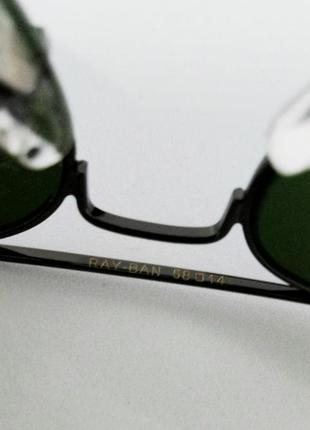 Ray ban aviator очки капли солнцезащитные унисекс голубые зеркальные линзы стекло9 фото