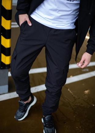 Теплі штани softshell "intruder" чорні