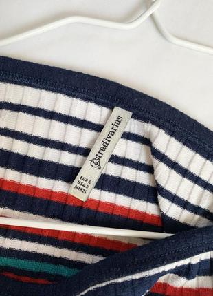 Боді, боди, майка, топ, в смужку, в полоску, в рубчик, stradivarius