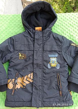 Куртка демісезон george з трактором , розмір 86/92