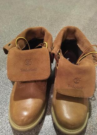 Демисезонные женские ботинки timberland оригинал (р.37.5)5 фото