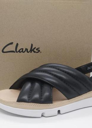 Стильные кожаные босоножки clarks trigenic сандалии оригинал