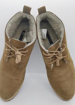 Зимние кожаные ботинки h&m оригинал2 фото