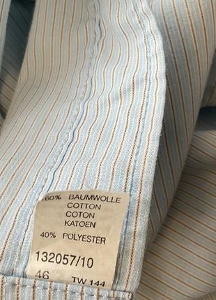 Італійська фірмова чоловіча рубашка з коротким рукавом /46/ xxl/ brend atelier romeo5 фото