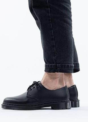 Туфлі dr. martens 1461 mono smooth black 14345001 (оригінал)