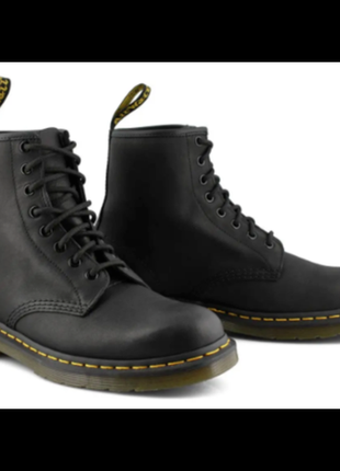 Черевики dr. martens 1460 greasy black 11822003 (оригінал)