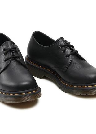 Туфлі dr. martens 1461 black virginia 24256001 (оригінал)