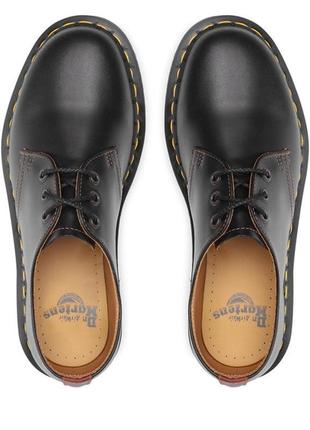 Туфлі dr. martens 1461 black+brown abruzzo wp 26910003 (оригінал)6 фото