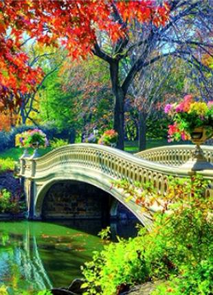 Картина для викладання камінням пейзаж міст 24*34см