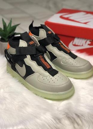 Чоловічі кросівки nike air force 1 sf night neon10 фото