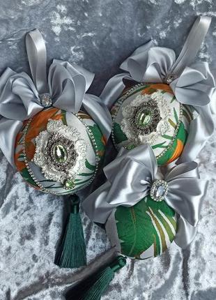 Новорічні прикрасы ручної роботи🎄