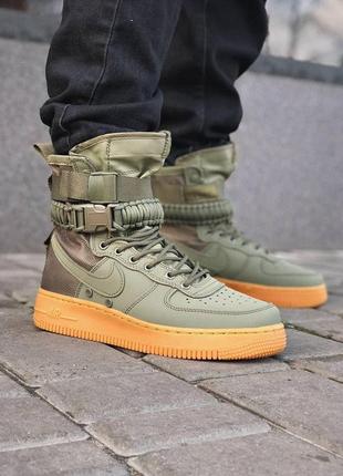 Чоловічі кросівки nike special fled air force 1 haki