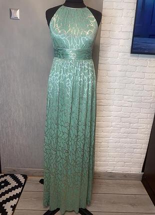 Платье плиссе с люрексом и серебристым принтом,jake*s , s