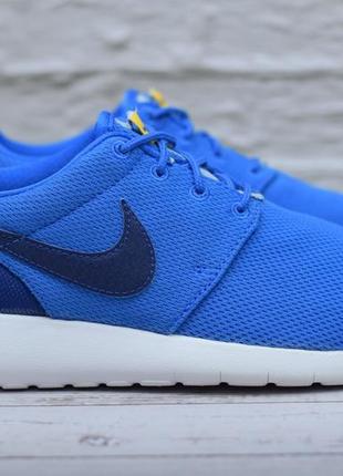 Синие легкие женские кроссовки nike roshe run, 39 размер. оригинал