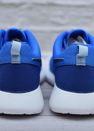 Синие легкие женские кроссовки nike roshe run, 39 размер. оригинал4 фото