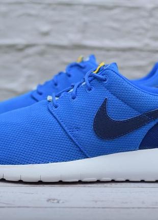 Синие легкие женские кроссовки nike roshe run, 39 размер. оригинал5 фото