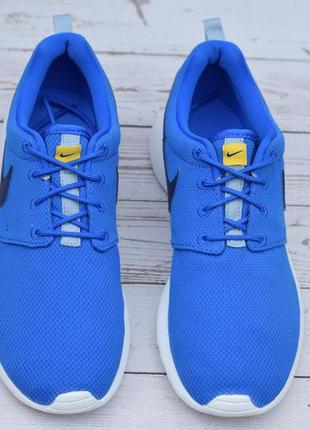 Синие легкие женские кроссовки nike roshe run, 39 размер. оригинал6 фото