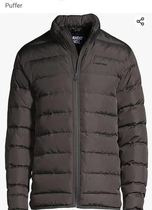 Чоловіча зимова куртка lands' end 600 down puffer