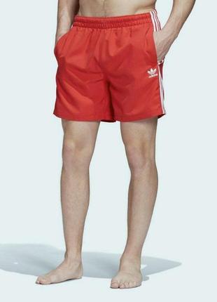 Шорты красно-бордовые с мягким поясом 'adidas' 50-52р