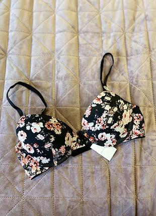 Бюстгальтер бюстик ліфчик квітковий привет