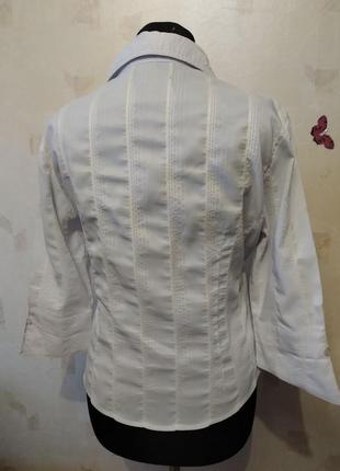 Белая классическая блуза, блузка, рубашка3 фото