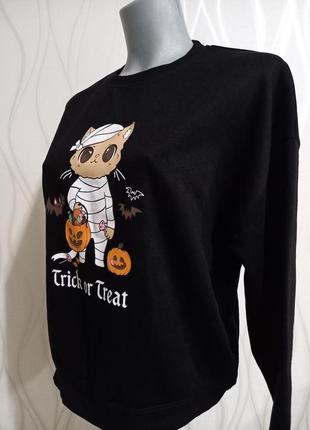 Кофта чоловіча чорного кольору із принтом.  fb sister5 фото