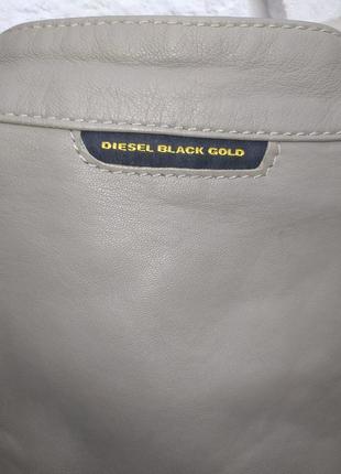 Diesel black gold женская кожаная куртка пиджак косуха7 фото