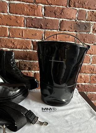 Лакова сумка maison margiela 👇деталі в описі 6