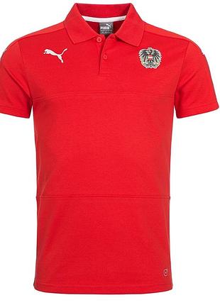 Оригинальный мужской тенниска-поло австрая puma трикотажная