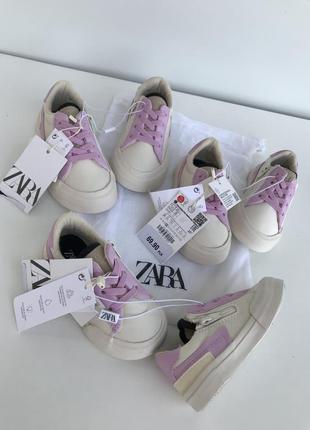 Zara 💜кеди кеды кроссовки кросівки8 фото