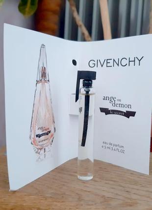 Givenchy ange ou demon le secret💥оригинал миниатюра пробник mini 5 мл книжка игла6 фото