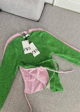 Жіночий светр реглан джемпер кофта светрик zara2 фото