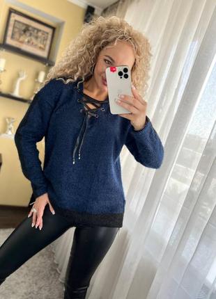 Кофта на шнурівці травичка