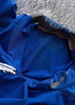Лонслів nike pro combat blue 7